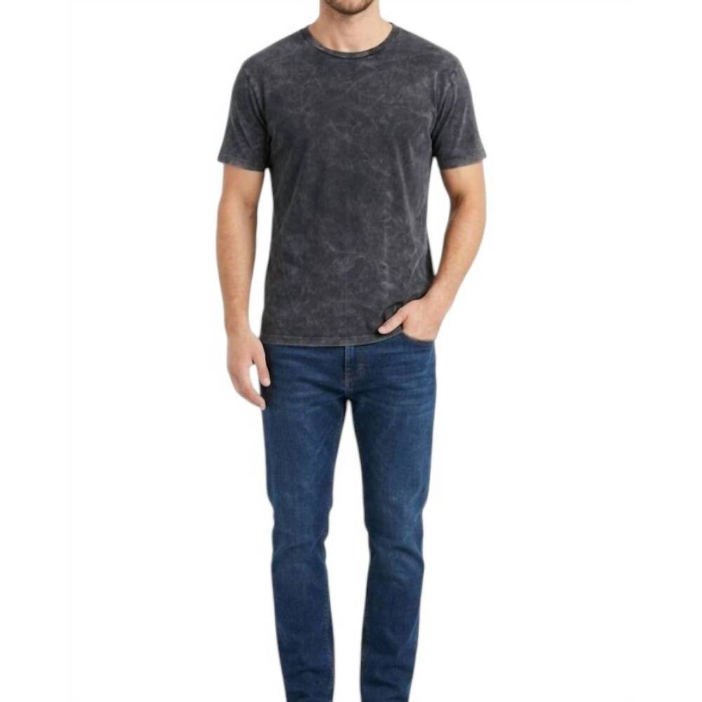 NEW AVANT TOI men’s hand painted tee in black